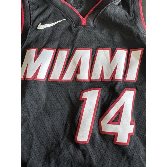 Nike Miami Heat Tyler Herro Black Icon Edition Swingman Jersey Men's Size M - Picture 3 of 5